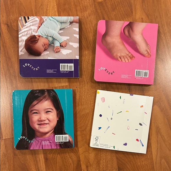 Four Lovevery books — includes My First Signs, Parts of Me, How I Feel - Picture 2 of 2